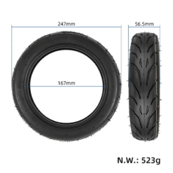 Alternative view of XUANCHENG 10X2.125-6.5 ΕΛΑΣΤΙΚΟ TUBELESS ΓΙΑ SCOOTER Ninebot/XIAOMI