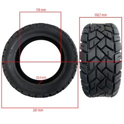 Alternative view of HUANCHENG 100/55-7 ΕΛΑΣΤΙΚΟ TUBELESS OFFROAD ΗΛΕΚΤΡΙΚΟΥ ΠΑΤΙΝΙΟΥ