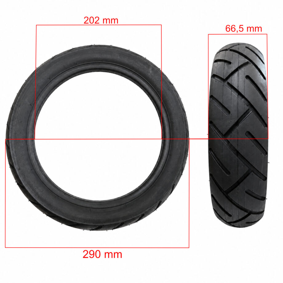 CORDIAL ΕΛΑΣΤΙΚΟ TUBELESS CITYROAD 12X2.50 ΓΙΑ ΗΛΕΚΤΡΙΚΟ ΠΑΤΙΝΙ XIAOMI Mi6 MAX - Image 2
