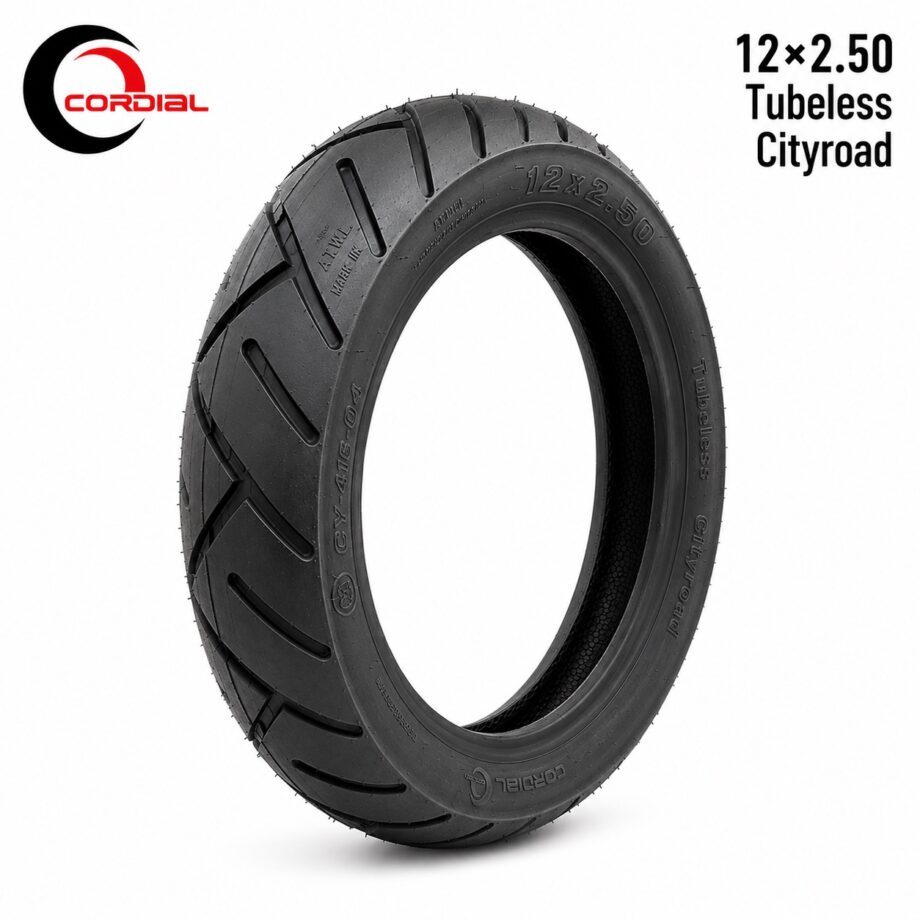 CORDIAL ΕΛΑΣΤΙΚΟ TUBELESS CITYROAD 12X2.50 ΓΙΑ ΗΛΕΚΤΡΙΚΟ ΠΑΤΙΝΙ XIAOMI Mi6 MAX