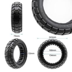 Alternative view of eWHEEL ΕΛΑΣΤΙΚΟ SOLID (ΣΥΜΠΑΓΕΣ) 10X2.75-6.5/B54mm ΓΙΑ ΗΛΕΚΤΡΙΚΑ ΠΑΤΙΝΙΑ