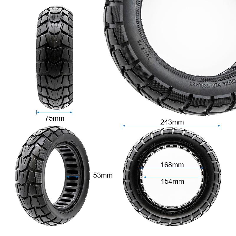 eWHEEL ΕΛΑΣΤΙΚΟ SOLID (ΣΥΜΠΑΓΕΣ) 10X2.75-6.5/B54mm ΓΙΑ ΗΛΕΚΤΡΙΚΑ ΠΑΤΙΝΙΑ - Image 2