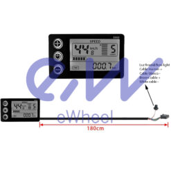 eWHEEL ΚΙΤ CONTROLER+ΟΘΟΝΗ LCD DISPLAY S866 ΓΙΑ E-BIKE/E-SCOOTER 24V/36V/48V 250W/350W/500W - Image 3