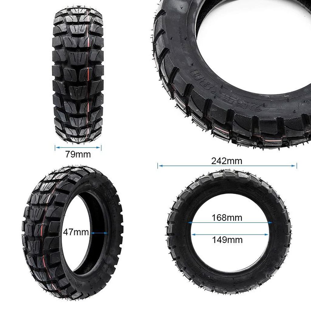 TUOVT 10X3-6 (80/65-6) (255X80-6) ΕΛΑΣΤΙΚΟ TUBELESS OFFROAD ΓΙΑ ΗΛΕΚΤΡΙΚΑ ΠΑΤΙΝΙΑ 84976-1 - Image 2