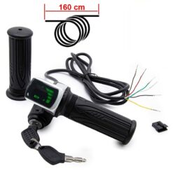 eWHEEL GENERIC ΓΚΑΖΙ ΓΙΑ E-SCOOTER/E-BIKE ΜΕ ΕΝΔΕΙΞΗ ΜΠΑΤΑΡΙΑΣ 48V + ΚΛΕΙΔΙ SM CONNECTOR