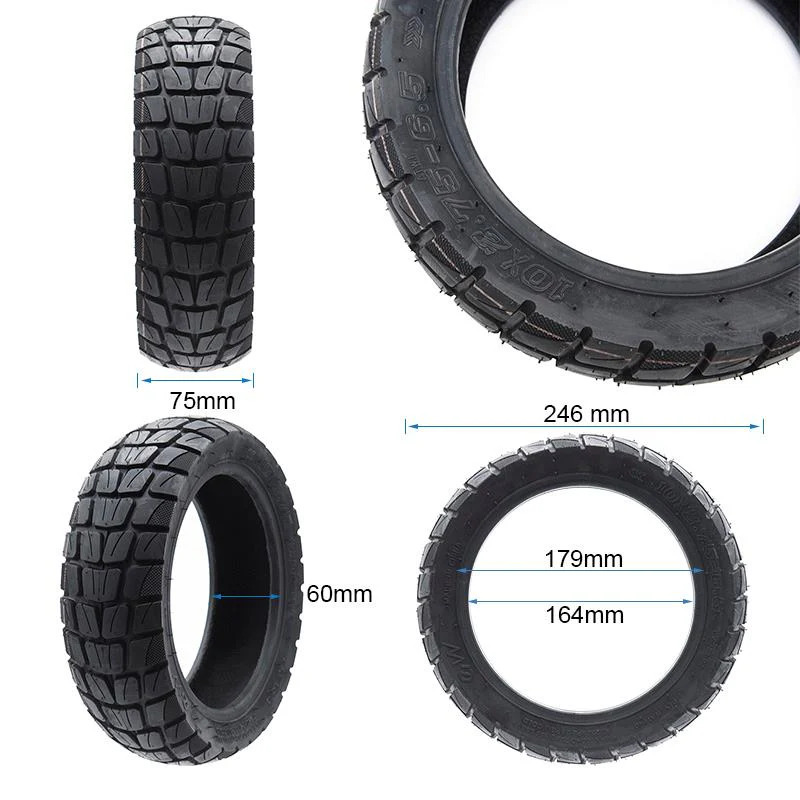 eWHEEL ΕΛΑΣΤΙΚΟ TUBELESS OFFROAD 10X2.75-6.5 WITH ANTI-PUNCTURE GEL ΓΙΑ ΗΛΕΚΤΡΙΚΑ ΠΑΤΙΝΙΑ - Image 2