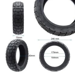 Alternative view of eWHEEL ΕΛΑΣΤΙΚΟ TUBELESS OFFROAD 10X2.75-6.5 WITH ANTI-PUNCTURE GEL ΓΙΑ ΗΛΕΚΤΡΙΚΑ ΠΑΤΙΝΙΑ CMM086