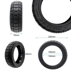 Alternative view of eWHEEL 10X2.75-6.5  ΕΛΑΣΤΙΚΟ TUBELESS SEMIOFFROAD WITH ANTI-PUNCTURE GEL ΓΙΑ ΗΛΕΚΤΡΙΚΑ ΠΑΤΙΝΙΑ CMM088