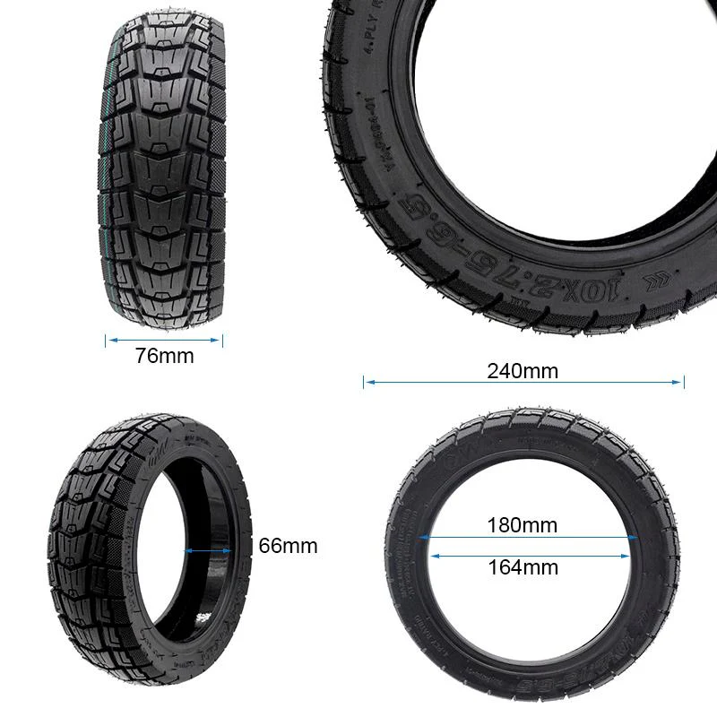 eWHEEL 10X2.75-6.5 ΕΛΑΣΤΙΚΟ TUBELESS SEMIOFFROAD WITH ANTI-PUNCTURE GEL ΓΙΑ ΗΛΕΚΤΡΙΚΑ ΠΑΤΙΝΙΑ CMM088 - Image 2