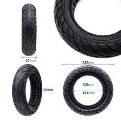 Alternative view of eWHEEL ΕΛΑΣΤΙΚΟ SOLID (ΣΥΜΠΑΓΕΣ) 10X2.125-6.1/B34mm ΓΙΑ ΗΛΕΚΤΡΙΚΑ ΠΑΤΙΝΙΑ BLACK LINE