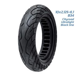 eWHEEL ΕΛΑΣΤΙΚΟ SOLID (ΣΥΜΠΑΓΕΣ) 10X2.125-6.1/B34mm ΓΙΑ ΗΛΕΚΤΡΙΚΑ ΠΑΤΙΝΙΑ BLACK LINE