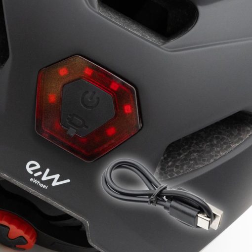 eWHEEL ΚΡΑΝΟΣ ΗΛΕΚΤΡΙΚΟΥ ΠΑΤΙΝΙΟΥ/ΠΟΔΗΛΑΤΟΥ CP02 ME ΕΜΠΡΟΣΘΙΟ ΚΑΙ ΟΠΙΣΘΙΟ LED L (58-61cm) ΜΑΥΡΟ CMM293 - Image 4