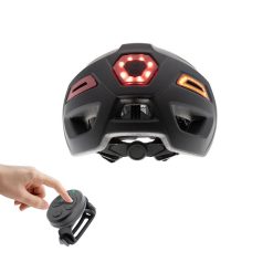 eWHEEL ΚΡΑΝΟΣ ΗΛΕΚΤΡΙΚΟΥ ΠΑΤΙΝΙΟΥ/ΠΟΔΗΛΑΤΟΥ CP04 ME ΕΜΠΡΟΣΘΙΟ ΚΑΙ ΟΠΙΣΘΙΟ LED ΦΩΣ + ΦΛΑΣ M (55-58cm) ΜΑΥΡΟ
