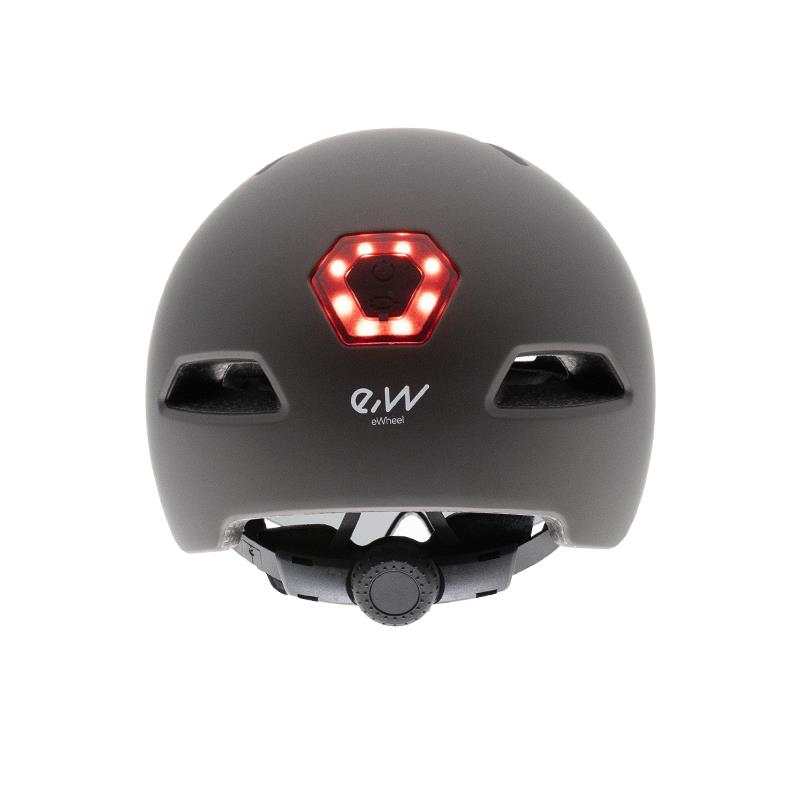 eWHEEL ΚΡΑΝΟΣ ΗΛΕΚΤΡΙΚΟΥ ΠΑΤΙΝΙΟΥ/ΠΟΔΗΛΑΤΟΥ CP03 ME ΤΖΑΜΑΚΙ ΚΑΙ ΟΠΙΣΘΙΟ LED ΦΩΣ L (58-61cm) ΜΑΥΡΟ - Image 3