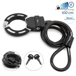 eWHEEL ΚΛΕΙΔΑΡΙΑ ”ΧΕΙΡΟΠΕΔΑ” ΓΙΑ ΗΛΕΚΤΡΙΚΑ ΠΑΤΙΝΙΑ/ΠΟΔΗΛΑΤΑ 100cm ΜΕ ΔΥΟ ΚΛΕΙΔΙΑ EWLK020