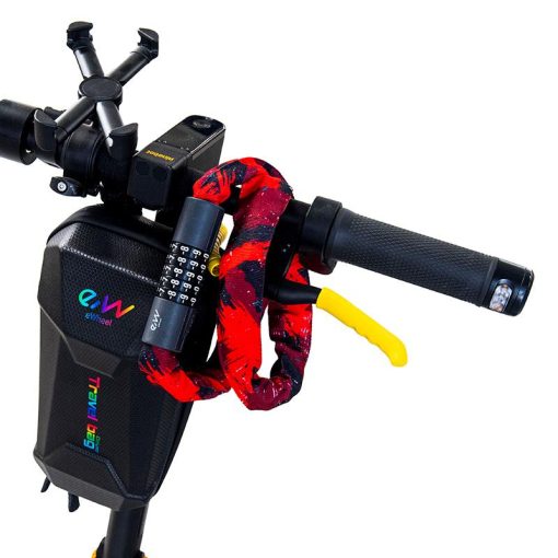 eWHEEL ΚΛΕΙΔΑΡΙΑ 95cm ΓΙΑ ΗΛΕΚΤΡΙΚΑ ΠΑΤΙΝΙΑ/ΠΟΔΗΛΑΤΑ ΜΕ ΣΥΝΔΥΑΣΜΟ RED FABRIC COVER EWLK022 - Image 5