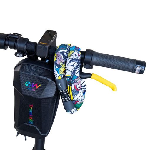eWHEEL ΚΛΕΙΔΑΡΙΑ 95cm ΓΙΑ ΗΛΕΚΤΡΙΚΑ ΠΑΤΙΝΙΑ/ΠΟΔΗΛΑΤΑ ΜΕ ΣΥΝΔΥΑΣΜΟ GRAFFITI FABRIC COVER EWLK022 - Image 5