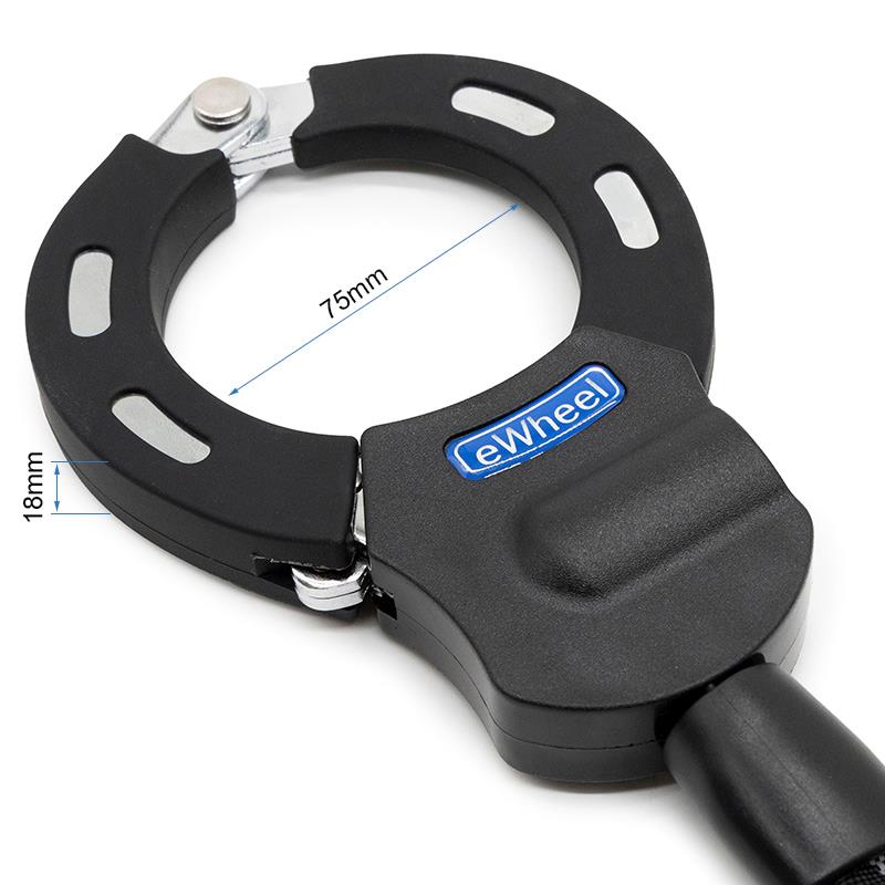 eWHEEL ΚΛΕΙΔΑΡΙΑ ''ΧΕΙΡΟΠΕΔΕΣ'' ΓΙΑ ΗΛΕΚΤΡΙΚΑ ΠΑΤΙΝΙΑ/ΠΟΔΗΛΑΤΑ 50cm ΜΕ ΤΡΙΑ ΚΛΕΙΔΙΑ EWLK29 - Image 2