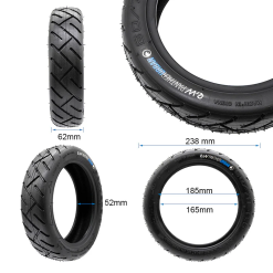 Alternative view of eWHEEL (PANTHERURBAN) ΕΛΑΣΤΙΚΟ 60/70-6.5 TUBELESS ΓΙΑ ΗΛΕΚΤΡΙΚΑ ΠΑΤΙΝΙΑ XIAOMI Mi5 EWM085