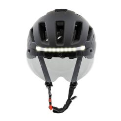 Alternative view of eWHEEL ΚΡΑΝΟΣ ΗΛΕΚΤΡΙΚΟΥ ΠΑΤΙΝΙΟΥ/ΠΟΔΗΛΑΤΟΥ CP04 ME ΤΖΑΜΑΚΙ ΚΑΙ ΕΜΠΡΟΣΘΙΟ/ΟΠΙΣΘΙΟ LED M (55-58cm) ΜΑΥΡΟ EWM144