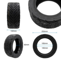 Alternative view of eWHEEL 90/65-6.5 ΕΛΑΣΤΙΚΟ TUBELESS WITH ANTI-PUNCTURE GEL PANTHERURBAN ΓΙΑ ΗΛΕΚΤΡΙΚΑ ΠΑΤΙΝΙΑ EWM627