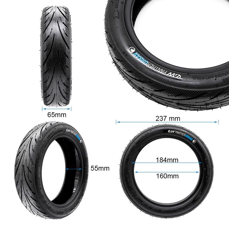 eWHEEL (PANTHERURBAN) 60/70-6.5 ΕΛΑΣΤΙΚΟ TUBELESS NEW GEL ΓΙΑ ΗΛΕΚΤΡΙΚΑ ΠΑΤΙΝΙΑ EWM639 - Image 2