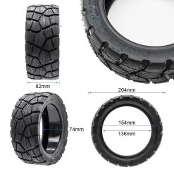 Alternative view of eWHEEL RHINOTRACK ΕΛΑΣΤΙΚΟ TUBELESS NEW GEL 9X3-5.5 ΓΙΑ ΗΛΕΚΤΡΙΚΑ ΠΑΤΙΝΙΑ KUKIRIN G2 PRO EWM893