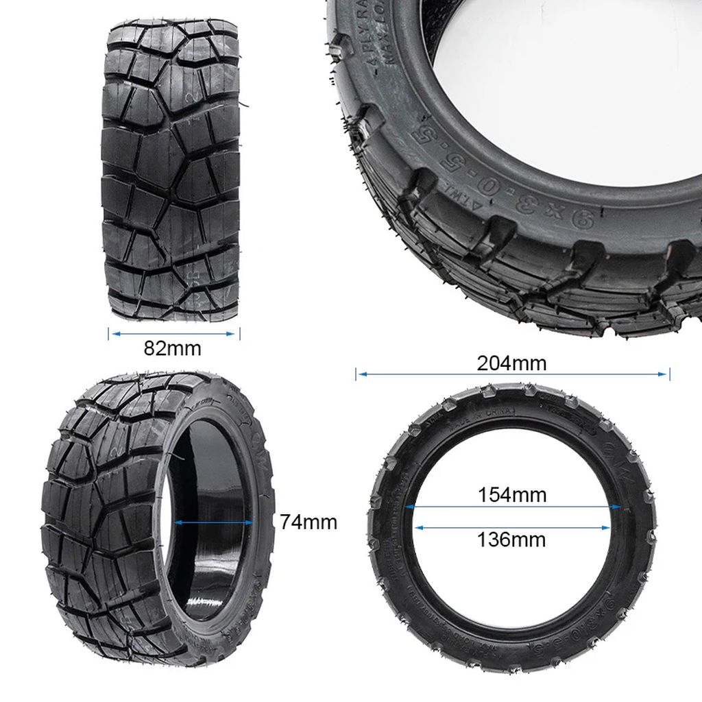 eWHEEL RHINOTRACK ΕΛΑΣΤΙΚΟ TUBELESS NEW GEL 9X3-5.5 ΓΙΑ ΗΛΕΚΤΡΙΚΑ ΠΑΤΙΝΙΑ KUKIRIN G2 PRO EWM893 - Image 2