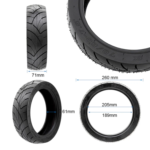 eWHEEL (PANTHERURBAN) ΕΛΑΣΤΙΚΟ 70/60-7.5 TUBELESS NEW GEL ΓΙΑ ΗΛΕΚΤΡΙΚΑ ΠΑΤΙΝΙΑ EWM354 - Image 5