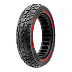 eWheel (NEDONG) ΕΛΑΣΤΙΚΟ SOLID (ΣΥΜΠΑΓΕΣ) 10X2.125-6.5 ΓΙΑ ΗΛΕΚΤΡΙΚΑ ΠΑΤΙΝΙΑ BLACK/RED EWM971