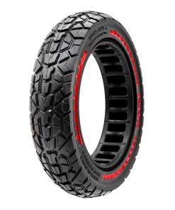 eWheel (NEDONG) ΕΛΑΣΤΙΚΟ SOLID (ΣΥΜΠΑΓΕΣ) 10X2.125-6.5 ΓΙΑ ΗΛΕΚΤΡΙΚΑ ΠΑΤΙΝΙΑ BLACK/RED EWM971