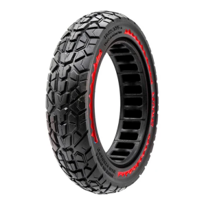 eWheel (NEDONG) ΕΛΑΣΤΙΚΟ SOLID (ΣΥΜΠΑΓΕΣ) 10X2.125-6.5 ΓΙΑ ΗΛΕΚΤΡΙΚΑ ΠΑΤΙΝΙΑ BLACK/RED EWM971
