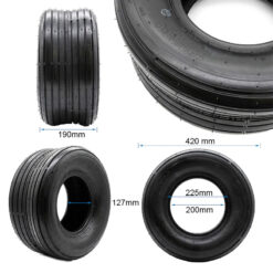Alternative view of eWHEEL (feiben) ΕΛΑΣΤΙΚΟ TUBELESS 225/55-8 (18X9.5-8) ΓΙΑ E-SCOOTER CITYCOCO EWF313