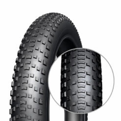 eWHEEL ΔΙΠΛΩΤΟ ΕΛΑΣΤΙΚΟ E-BIKE/FAT-BIKE W2116 26X4.00 ΜΑΥΡΟ