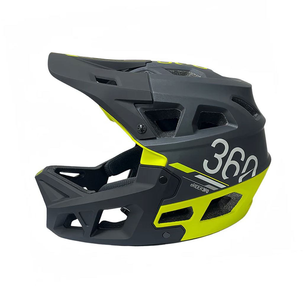 eWHEEL SPORT INTEGRAL SPORT ΚΡΑΝΟΣ FULL-FACE 58-61cm (L) BLACK/GREEN EWF584 - Image 3