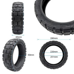 Alternative view of eWHEEL 12X3.00 SOLID TUBELESS ΕΛΑΣΤΙΚΟ ΓΙΑ XIAOMI Mi6 ULTRA EWF680