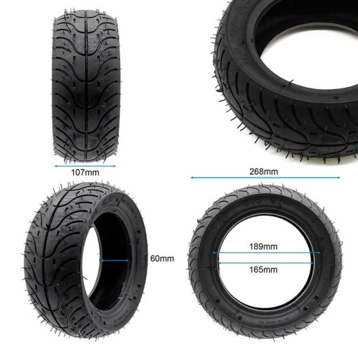 eWHEEL (QUIND) ΕΛΑΣΤΙΚΟ 110/50-6.5 (11Χ3) TUBELESS ΕΛΑΣΤΙΚΟ ΓΙΑ ΗΛΕΚΤΡΙΚΑ ΠΑΤΙΝΙΑ EWF814 - Image 2