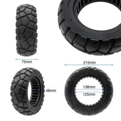 Alternative view of eWHEEL (AMITOR) 9X3-5.5 SOLID ΕΛΑΣΤΙΚΟ ΓΙΑ KUKIRIN G2 PRO E-SCOOTER EWF897