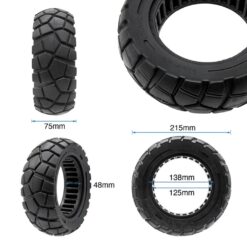 Alternative view of eWHEEL (AMITOR) 9X3-5.5 SOLID ΕΛΑΣΤΙΚΟ ΓΙΑ KUKIRIN G2 PRO E-SCOOTER EWF897