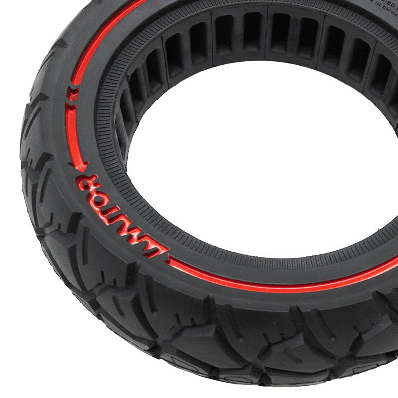 eWHEEL (AMITOR) ΕΛΑΣΤΙΚΟ SOLID 10X3-6 80/65-6 (255X80)ΣΥΜΠΑΓΕΣ ΓΙΑ ΗΛΕΚΤΡΙΚΑ ΠΑΤΙΝΙΑ BLACK/RED EWF898 - Image 3
