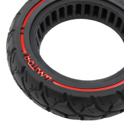 eWHEEL (AMITOR) ΕΛΑΣΤΙΚΟ SOLID 10X3-6 80/65-6 (255X80)ΣΥΜΠΑΓΕΣ ΓΙΑ ΗΛΕΚΤΡΙΚΑ ΠΑΤΙΝΙΑ BLACK/RED EWF898 - Image 3