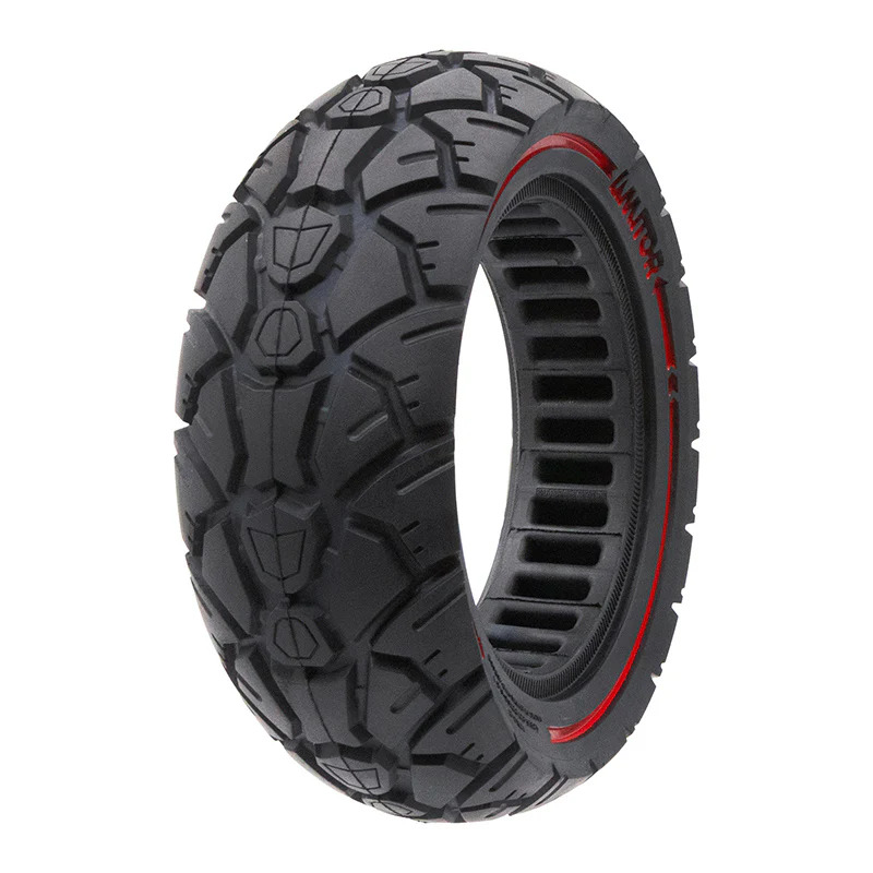 eWHEEL (AMITOR) ΕΛΑΣΤΙΚΟ SOLID 10X3-6 80/65-6 (255X80)ΣΥΜΠΑΓΕΣ ΓΙΑ ΗΛΕΚΤΡΙΚΑ ΠΑΤΙΝΙΑ BLACK/RED EWF898