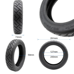 Alternative view of eWHEEL (YUANXING) 60/90-8 ΕΛΑΣΤΙΚΟ TUBELESS 12 inch ΓΙΑ ΗΛΕΚΤΡΙΚΑ ΠΑΤΙΝΙΑ EWF932