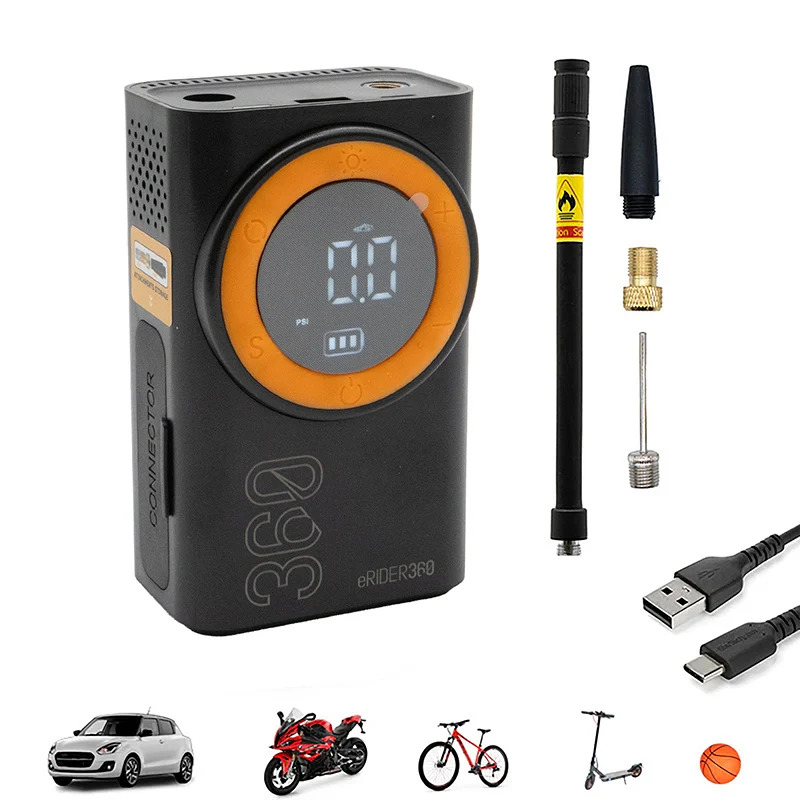 eWHEEL AIR-008 ΦΟΡΗΤΗ ΗΛΕΚΤΡΙΚΗ ΤΡΟΜΠΑ ΜΕ ΛΕΙΤΟΥΡΓΙΑ POWERBANK