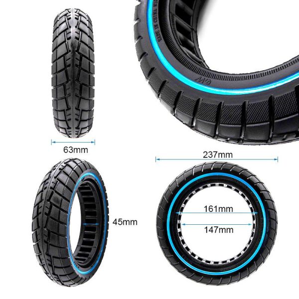 eWHEEL ΕΛΑΣΤΙΚΟ SOLID (ΣΥΜΠΑΓΕΣ) 60/70-6.5/B44mm ΓΙΑ ΗΛΕΚΤΡΙΚΑ ΠΑΤΙΝΙΑ RED LINE CFK176 - Image 2