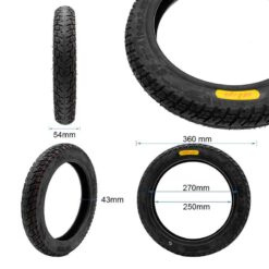 Alternative view of eWHEEL (Ulip) ΕΛΑΣΤΙΚΟ TUBELESS OFF-ROAD 14X2.125 ΓΙΑ ΗΛΕΚΤΡΙΚΟ ΣΚΟΥΤΕΡ EW5450
