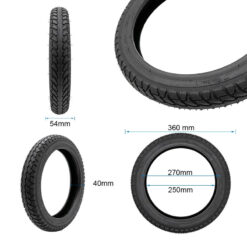 Alternative view of eWHEEL (Ulip) 14X2.125 ΕΛΑΣΤΙΚΟ TUBELESS CITY-ROAD ΓΙΑ ΗΛΕΚΤΡΙΚΟ ΣΚΟΥΤΕΡ EW5451