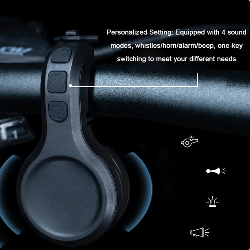 ΗΛΕΚΤΡΙΚΗ ΚΟΡΝΑ ΜΕ ΣΥΝΑΓΕΡΜΟ 130 DECIBEL IPX6 USB ΓΙΑ ΗΛΕΚΤΡΙΚΑ ΠΑΤΙΝΙΑ/ΠΟΔΗΛΑΤΑ - Image 2