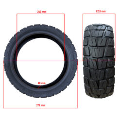 Alternative view of ΕΛΑΣΤΙΚΟ 80/55-8 TUBELESS OFFROAD ΓΙΑ ΗΛΕΚΤΡΙΚΑ ΠΑΤΙΝΙΑ NAVEE XT5
