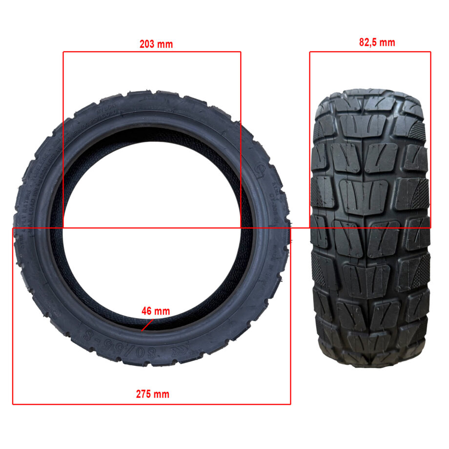 ΕΛΑΣΤΙΚΟ 80/55-8 TUBELESS OFFROAD ΓΙΑ ΗΛΕΚΤΡΙΚΑ ΠΑΤΙΝΙΑ NAVEE XT5 - Image 2